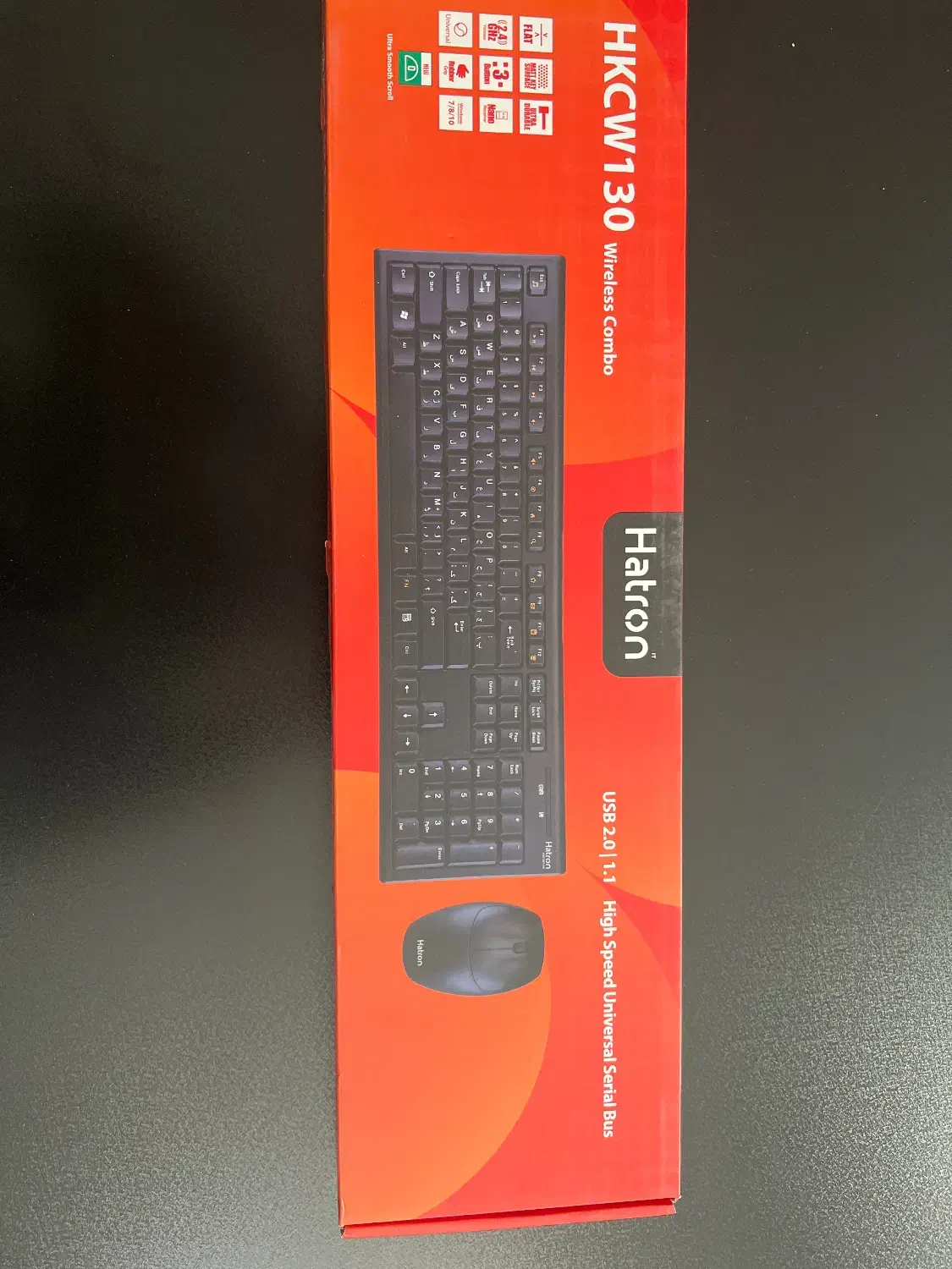 کیبورد و ماوس بی‌سیم هترون مدل HKCW130|قطعات و لوازم جانبی رایانه|کرج, عظیمیه|دیوار