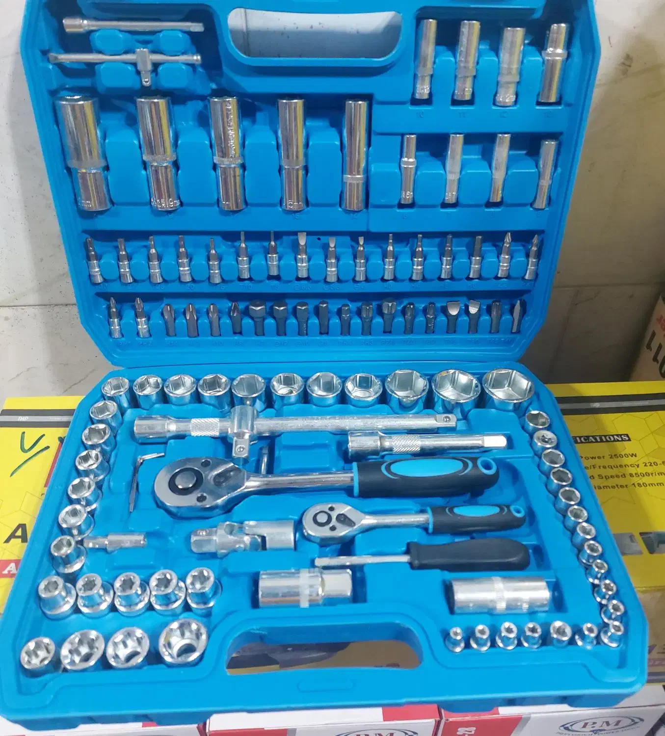 جعبه بکس ۹۴تیکه پلاس|ابزارآلات|دزفول, |دیوار