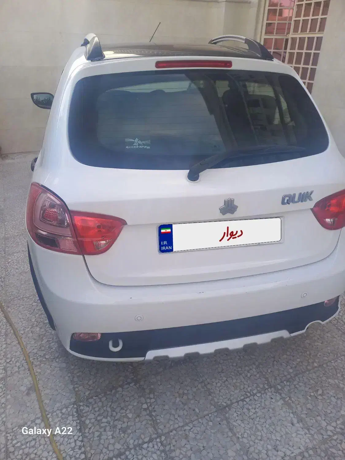 کوییک r سفید مشکی|خودرو سواری و وانت|میناب, |دیوار