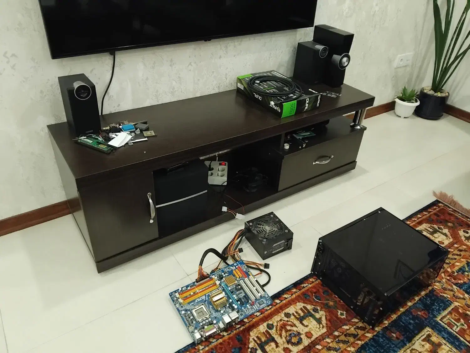 میز تلویزیون ام دی اف MDF|میز تلویزیون|مشهد, امیریه|دیوار