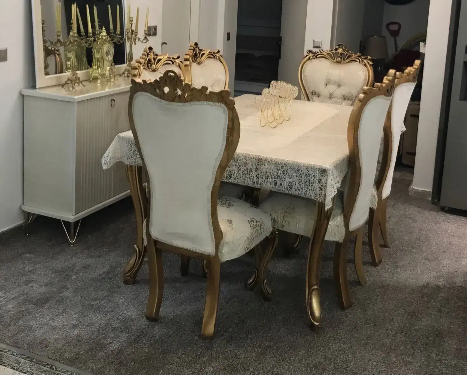 میز ناهار خوری 6 نفره|میز و صندلی غذاخوری|تهران, شهرک امید|دیوار