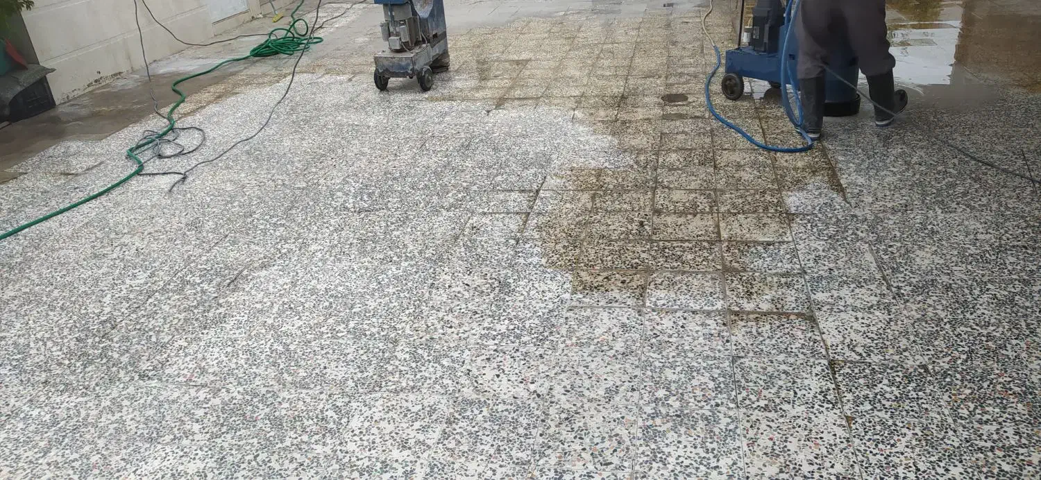 کفسابی انواع موزاییک و سرامیک بتن و سنگ|خدمات نظافت|دوگنبدان, |دیوار