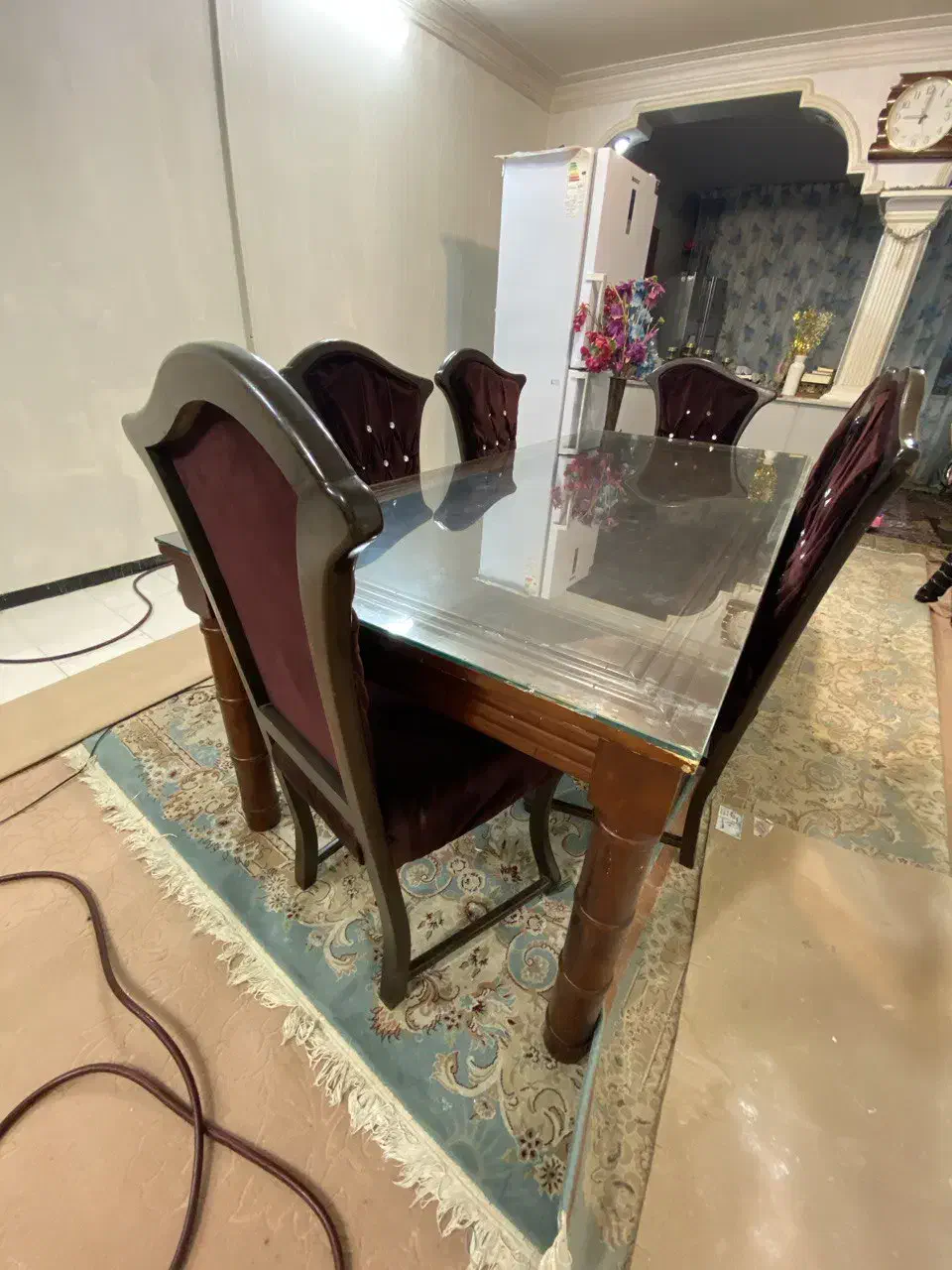 میز ناهارخوری ۶نفره|میز و صندلی غذاخوری|مشهد, محمدآباد|دیوار