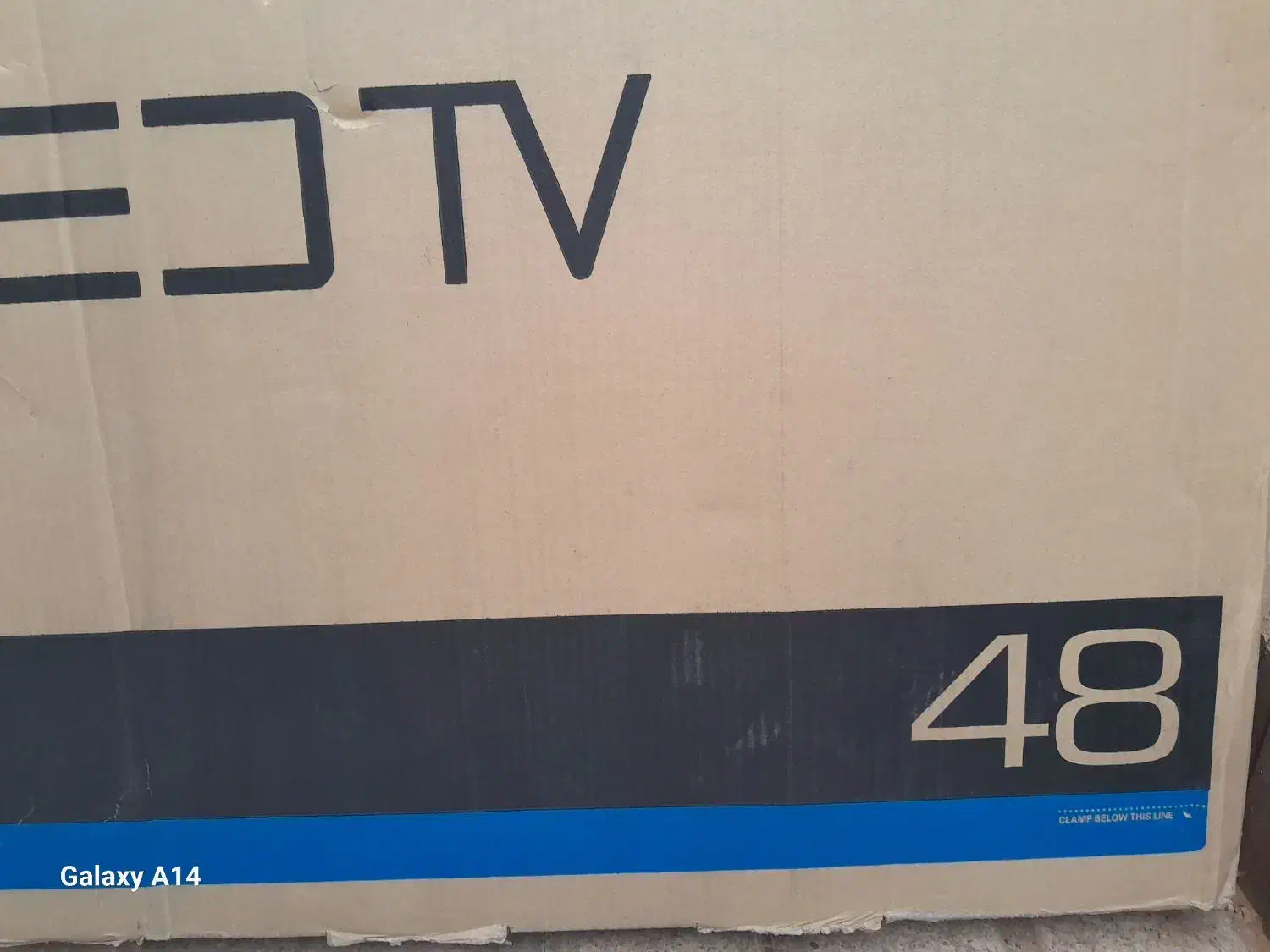 کارتن تلویزیون ۵۵اینچ|تلویزیون و پروژکتور|تهران, تسلیحات|دیوار