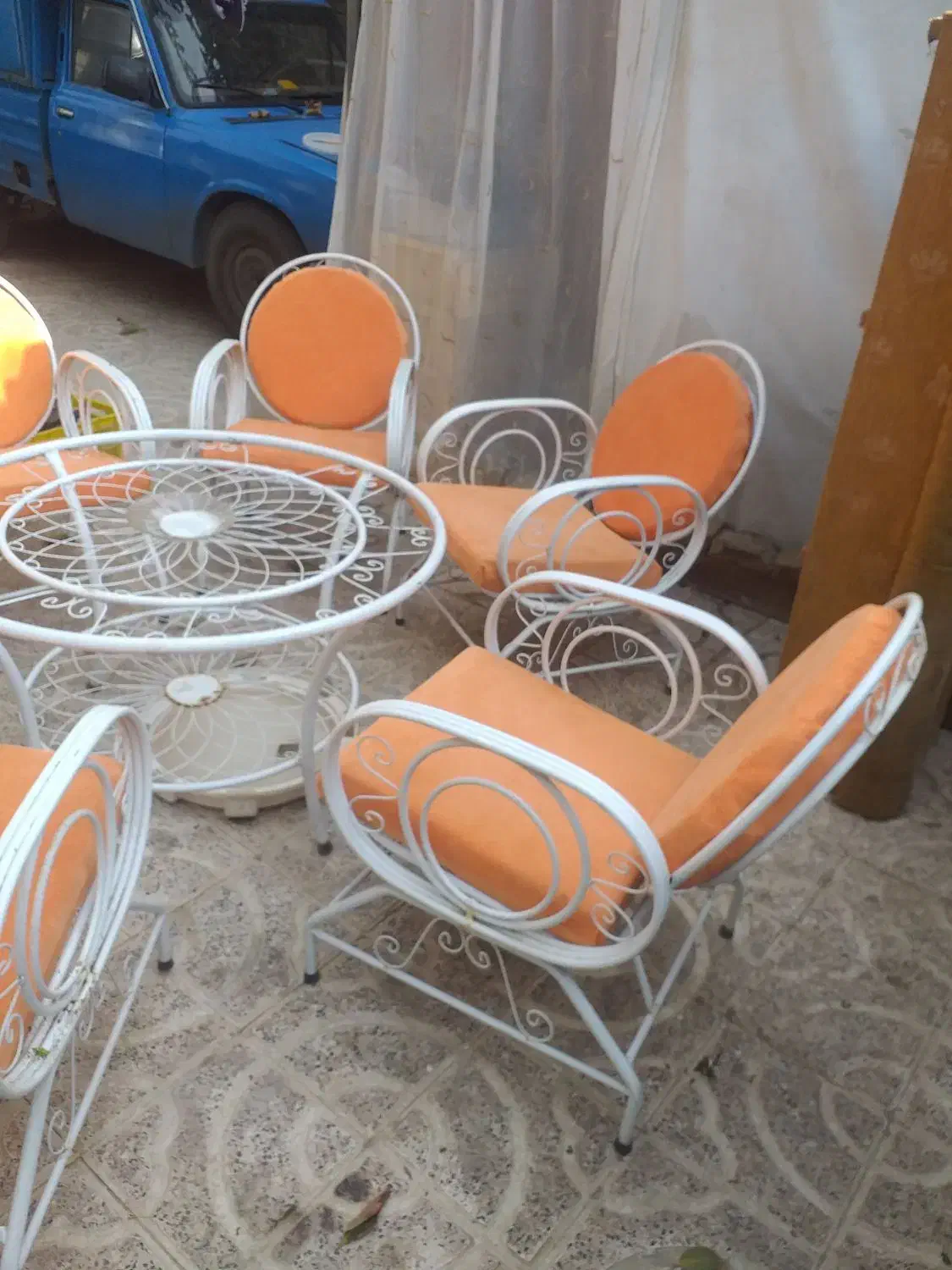 مبلمان فلزی سنگین وزن|مبلمان خانگی و میز عسلی|ارومیه, |دیوار