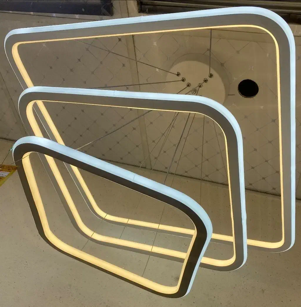 لوستر مدرن مدل مربع ۷۰/۵۰/۳۰|لوستر و چراغ آویز|تهران, امام زاده حسن|دیوار