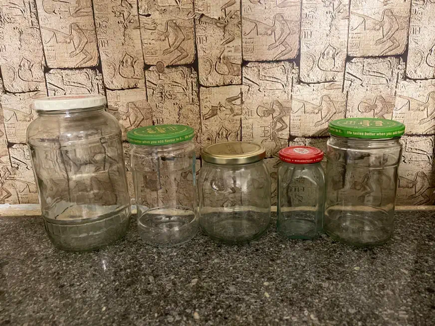 شیشه مربا و ترشی|ظروف نگهدارنده، پلاستیکی، یک‌بارمصرف|سرخرود, |دیوار