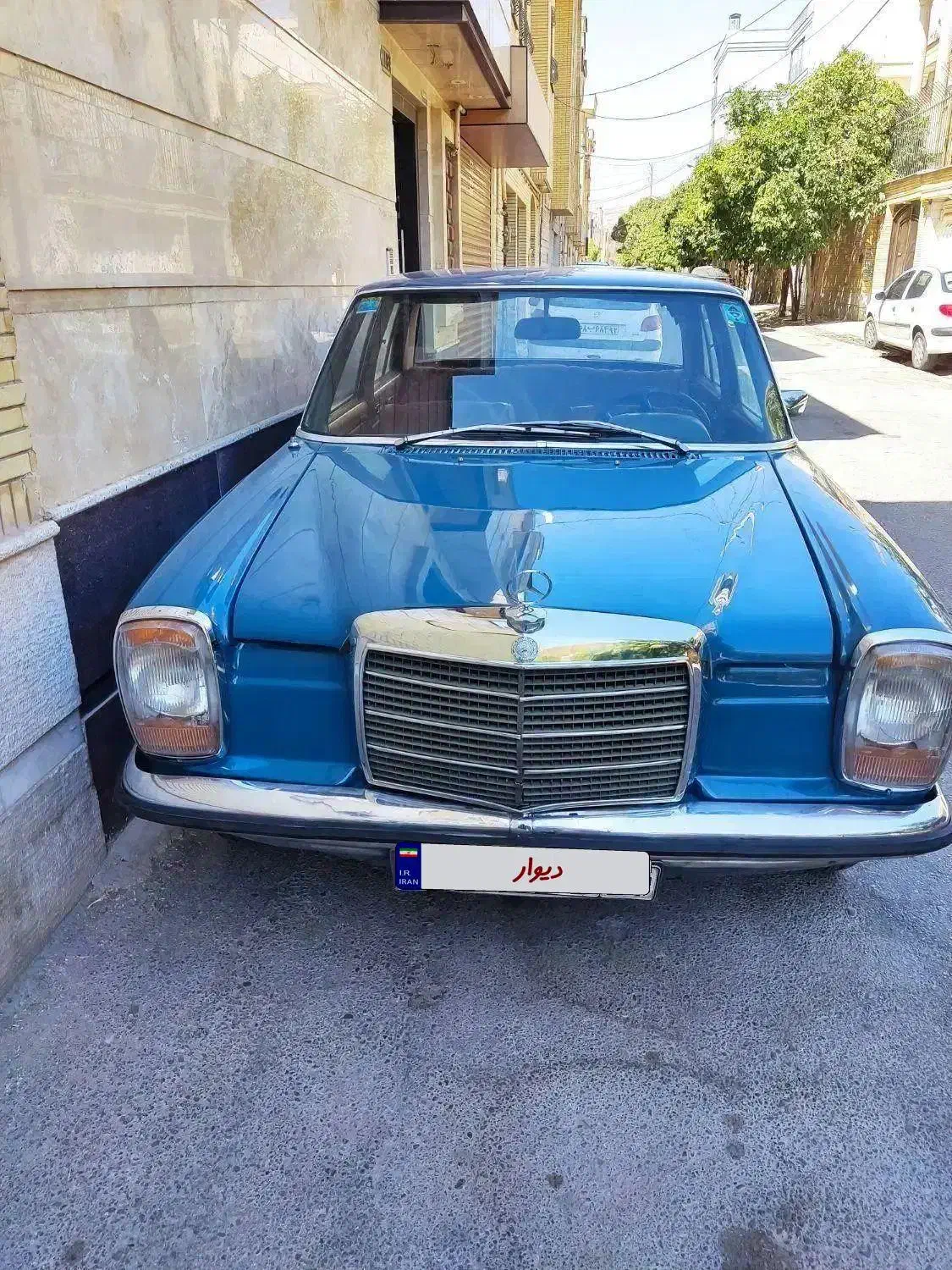 بنز کلکسیونی رنگ آبی دیپلمات|خودرو کلاسیک|شیراز, اصلاح‌نژاد|دیوار