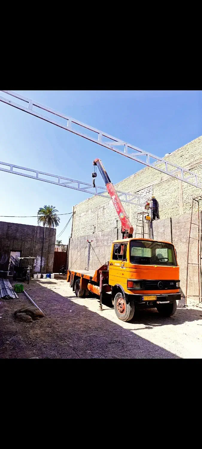 خدمات اجاره جرثقیل 3 تن شبانه روزی|خدمات حمل و نقل|اهواز, فاز ۱ پادادشهر|دیوار