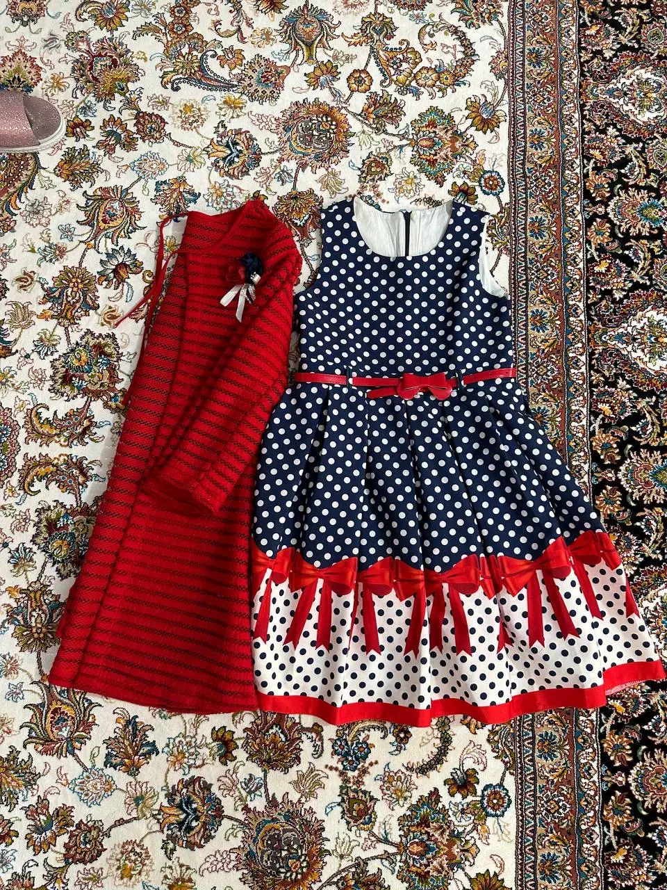 پیراهن دخترانه مناسب شب یلدا|کفش و لباس بچه|نیشابور, شهرک پردیس|دیوار