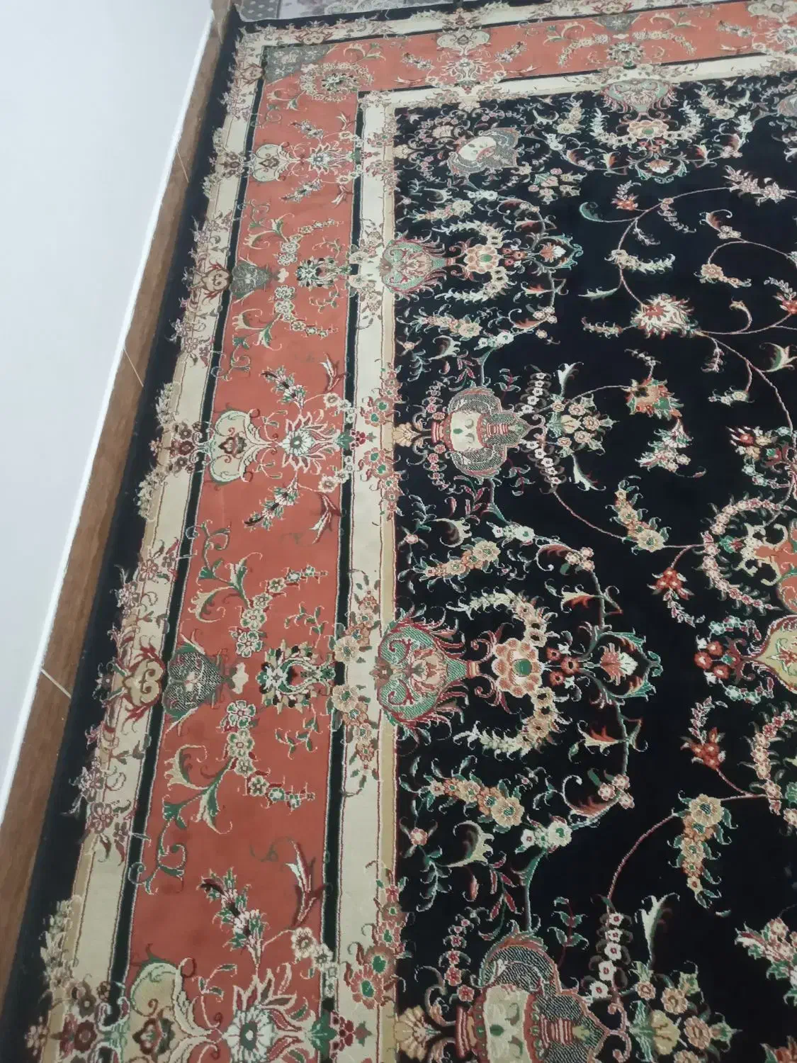 فرش ۱۲ متری سرمه ای|فرش|شیروان (خراسان), |دیوار