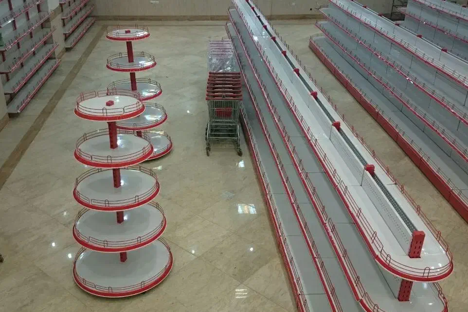 قفسه هایپری فروشگاهی خودایست دیواری با نصاب|فروشگاه و مغازه|ارومیه, |دیوار