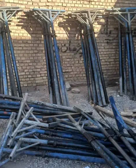 جک قالب سقفی میکسرکارکرده تخته کانکس خم چرخ داربست|مصالح و تجهیزات ساختمان|نجف‌آباد, جلال آباد|دیوار