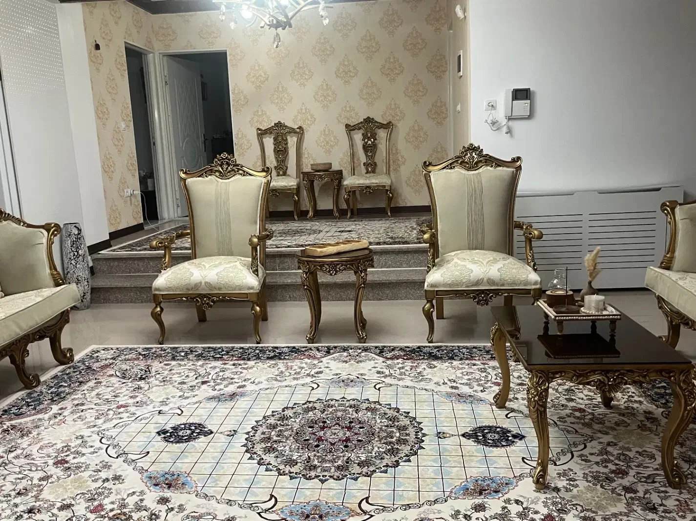مبل استیل دوازده نفره|مبلمان خانگی و میز عسلی|کلاردشت, |دیوار