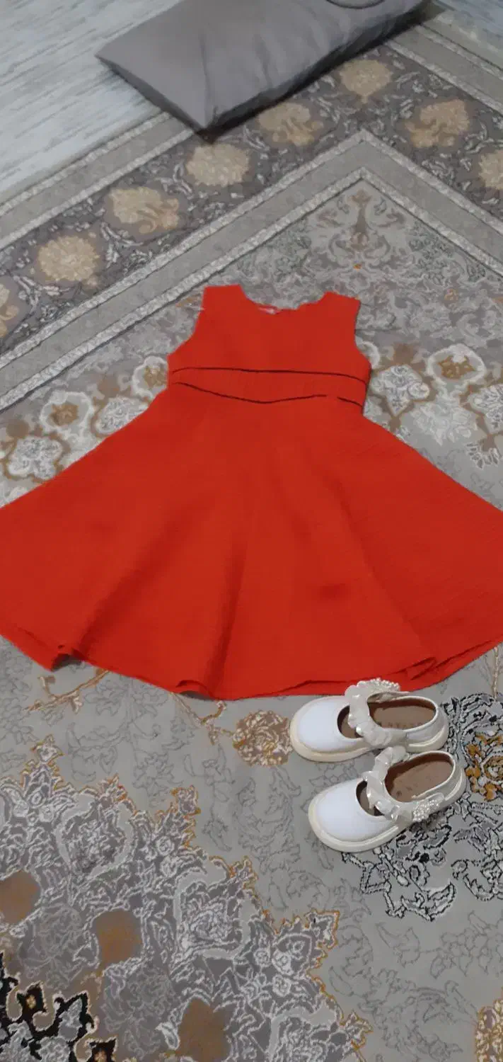 پیرهن یلدایی دخترانه|کفش و لباس بچه|کرمانشاه, |دیوار