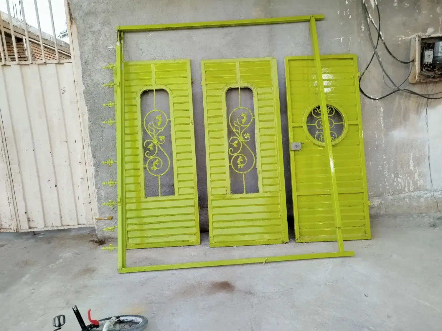 درب حیاط ماشین رو|مصالح و تجهیزات ساختمان|چمران, |دیوار