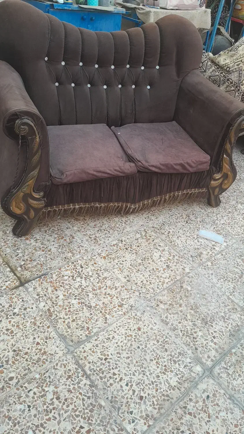 مبل هفت نفره دو تومن|مبلمان خانگی و میز عسلی|مسجد سلیمان, |دیوار