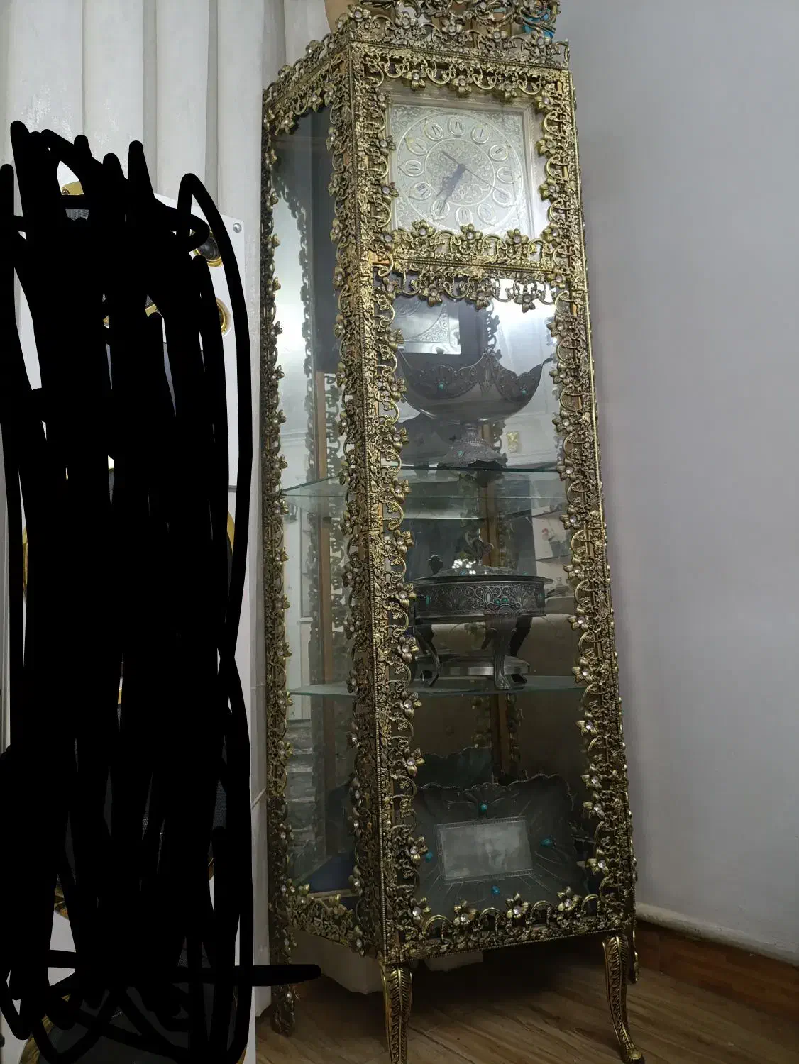 ویترین میز تلوزیون اینه شمدون برنزه|بوفه، ویترین، کنسول|شهریار, شهرک شاهد|دیوار