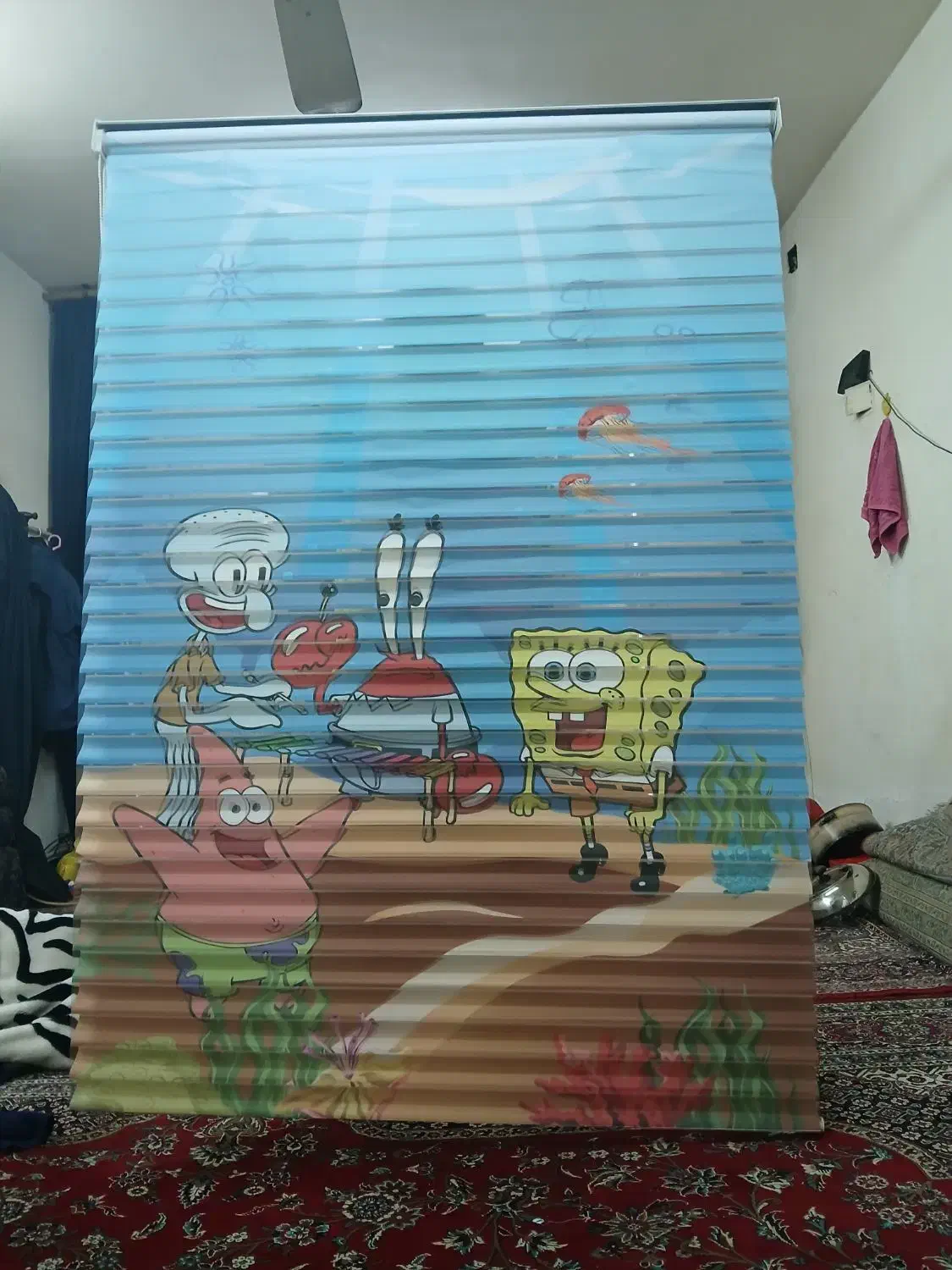 پرده|پرده، رانر، رومیزی|اهواز, کمپلو جنوبی|دیوار