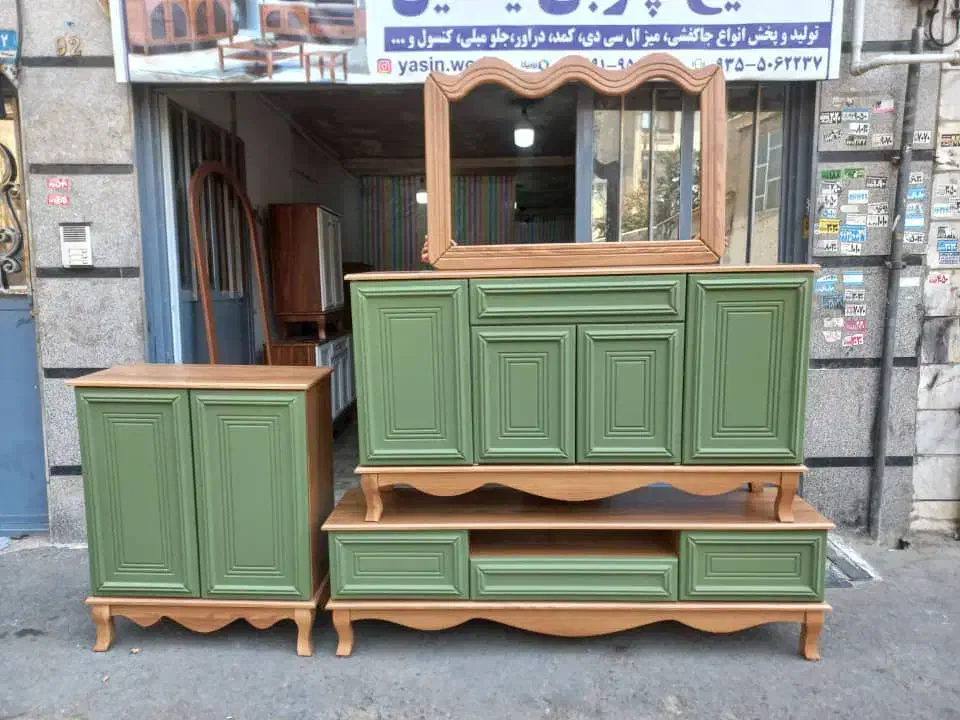 اینه کنسول جاکفشی میز تی پی تمام ام دی اف|میز تلویزیون|تهران, شهید رجایی|دیوار