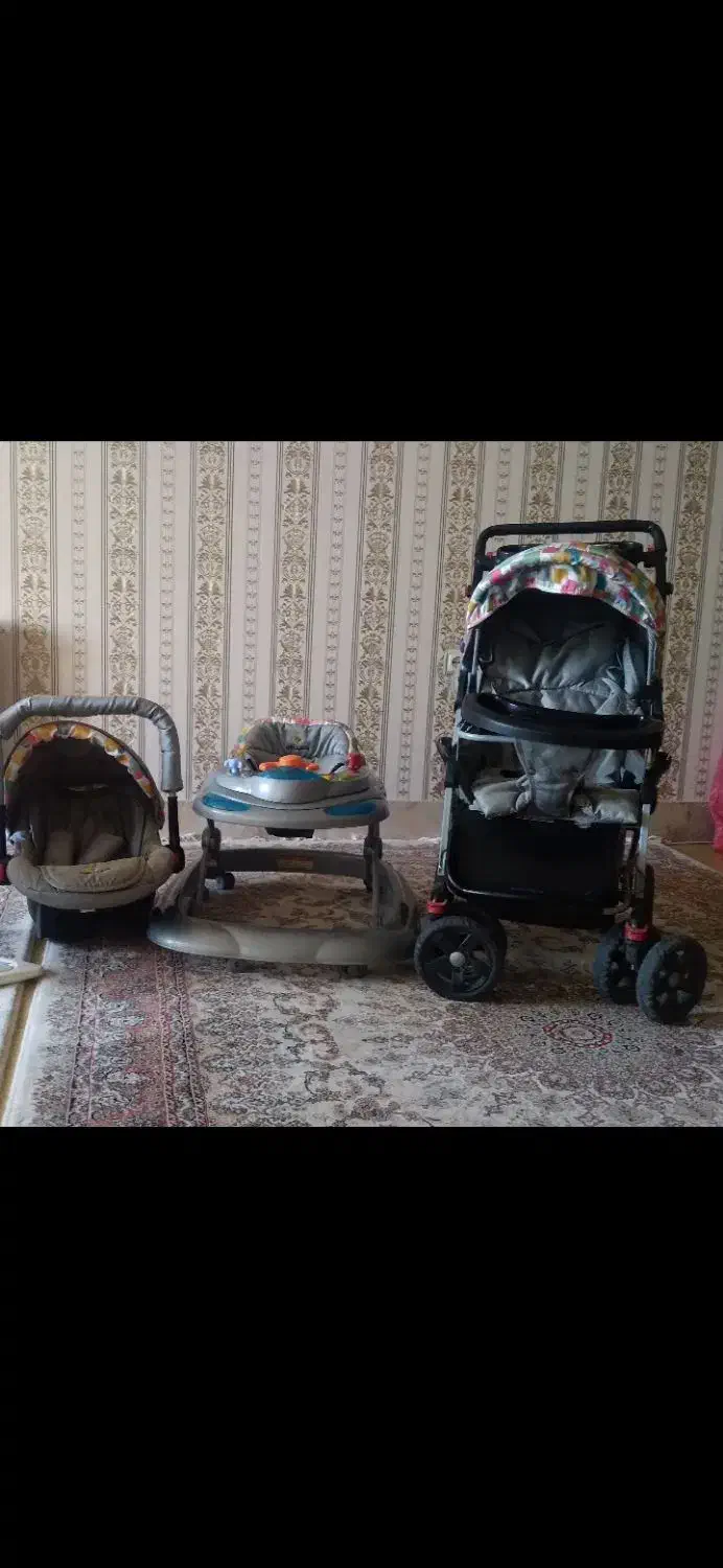 کالسکه بچه و ...پکیج کامل|کالسکه و لوازم جانبی|سبزوار, قصبه اب یمین|دیوار