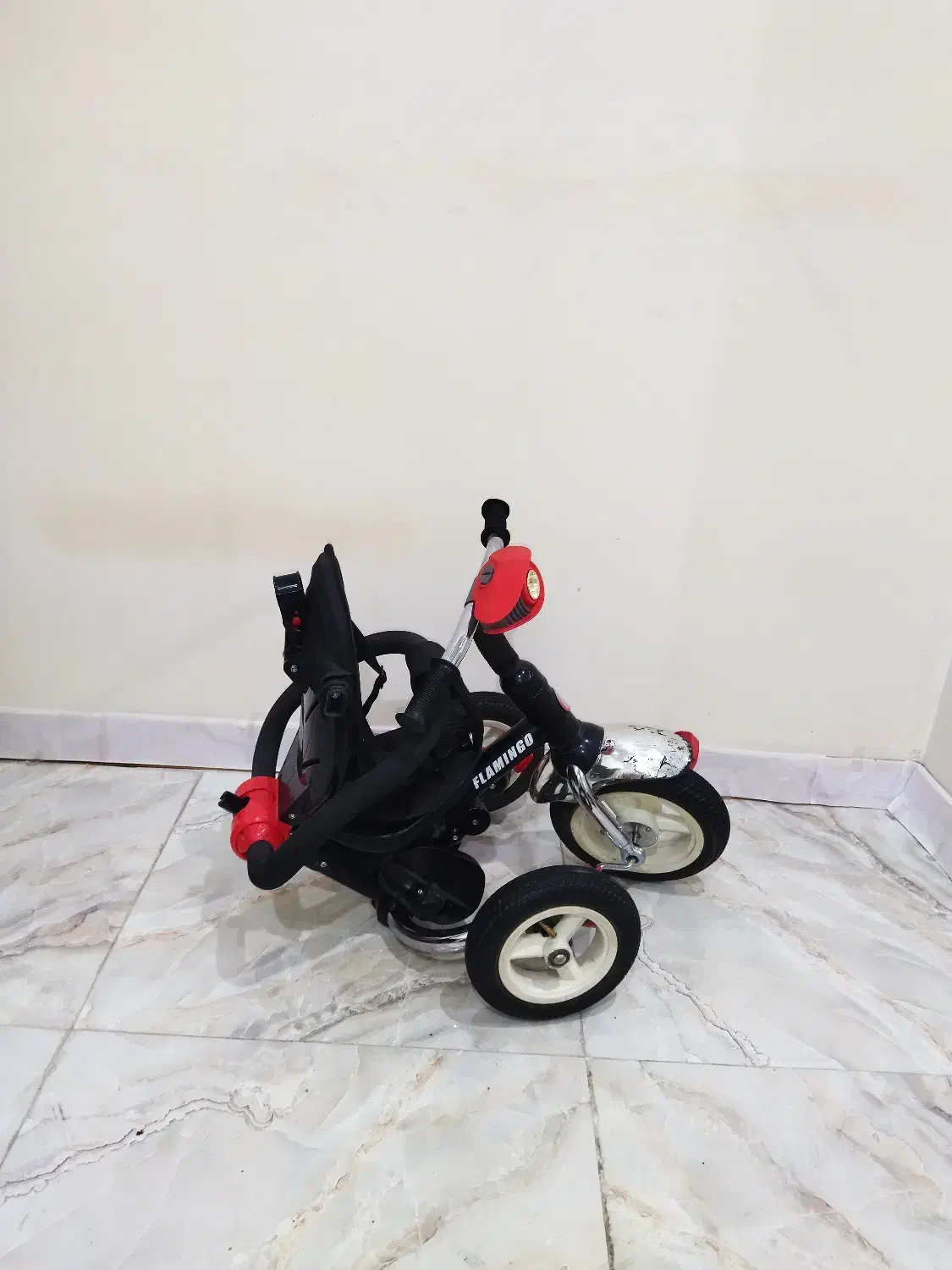 سه چرخه تاشو دوچرخه شو لاستیک بادی فلامینگو اصل|دوچرخه، اسکیت، اسکوتر|تهران, دهکده المپیک|دیوار