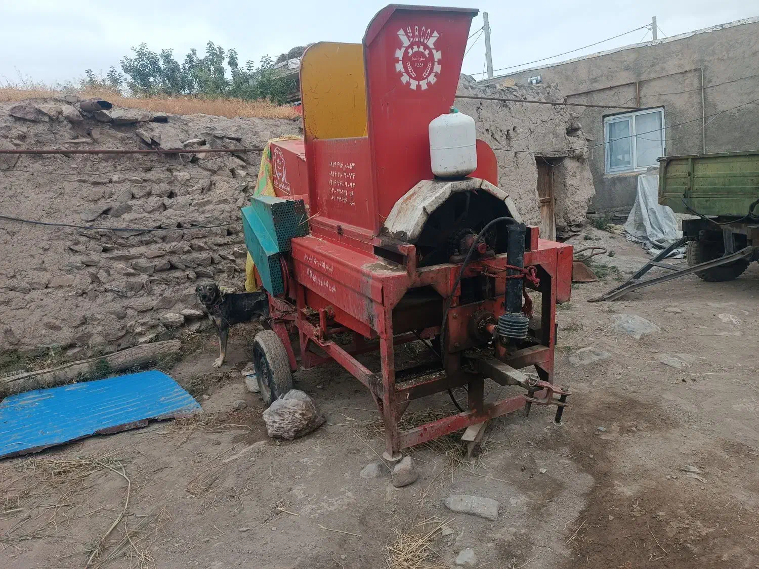 خرمن کوب|ماشین‌آلات صنعتی|اهر, |دیوار