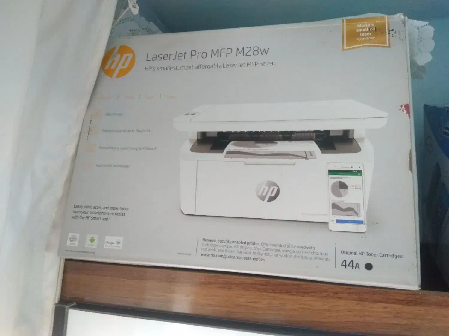 دستگاه چاپ مدل HP laserjet pro MFP M28w کار نکرده|پرینتر، اسکنر، کپی، فکس|محمدیه-قزوین, |دیوار