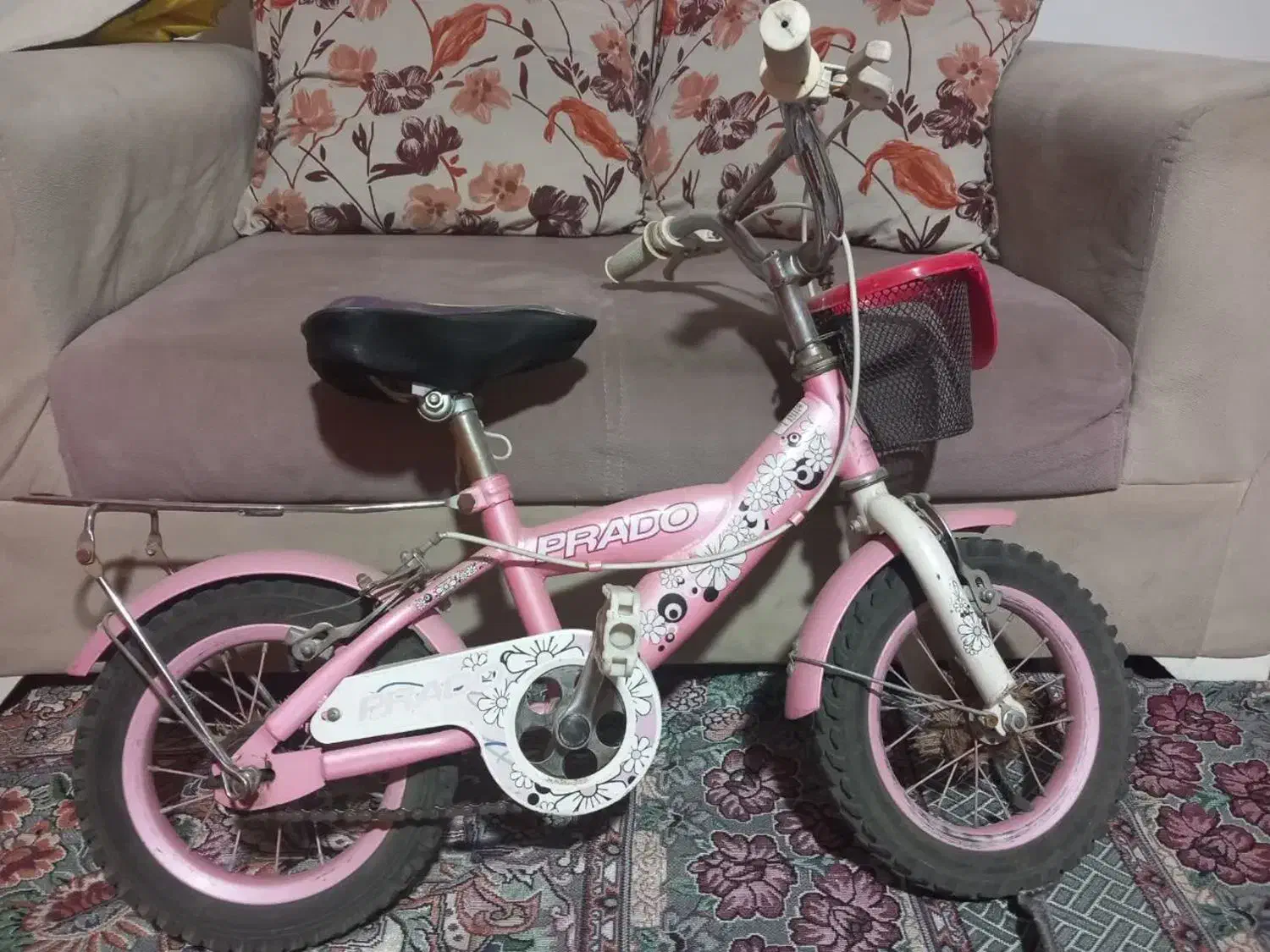 دوچرخه عدد دوچرخه ۱۲ دخترانه صورتی|دوچرخه، اسکیت، اسکوتر|کرج, اسدآباد|دیوار