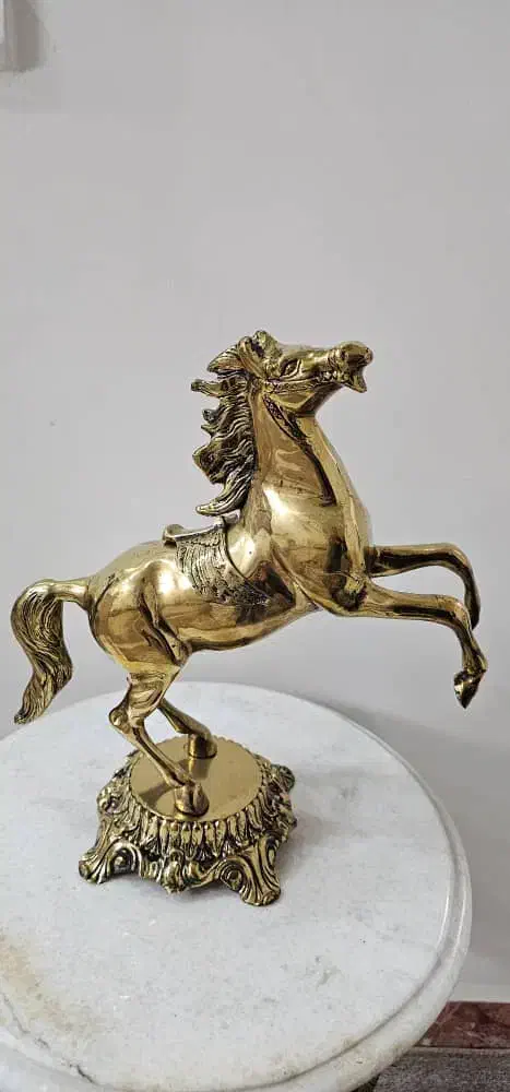 اسب برنج|مجسمه، تندیس، ماکت|اسلام‌شهر, زرافشان|دیوار