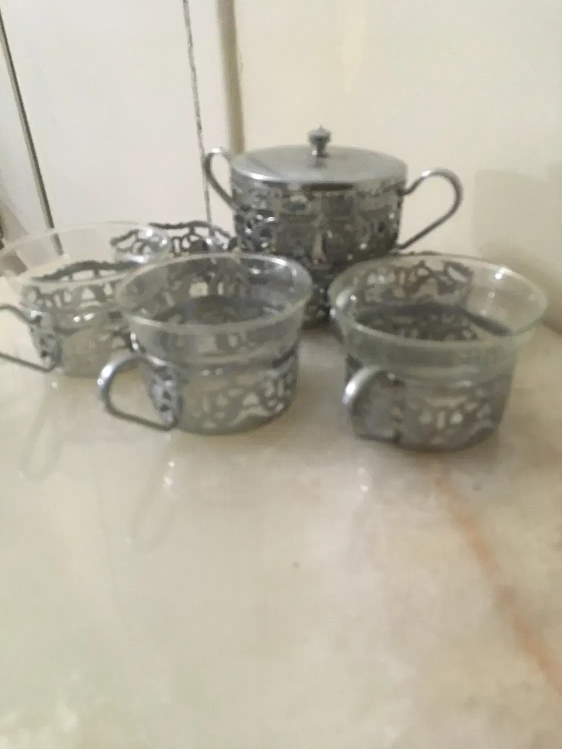 استکان استیل خیلی قدیمی|کلکسیون اشیاء عتیقه|تبریز, |دیوار