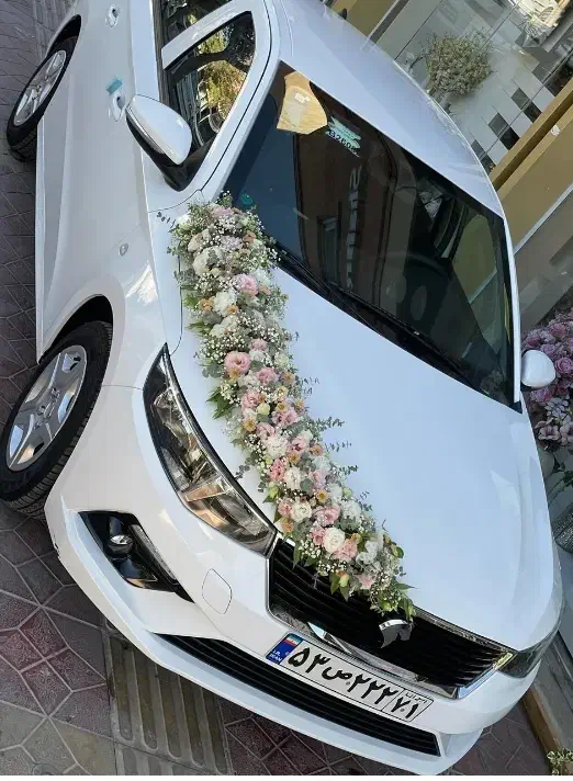 تزیین ماشین عروس باتخفیف ویژه|خدمات پذیرایی، مراسم|کرمانشاه, |دیوار