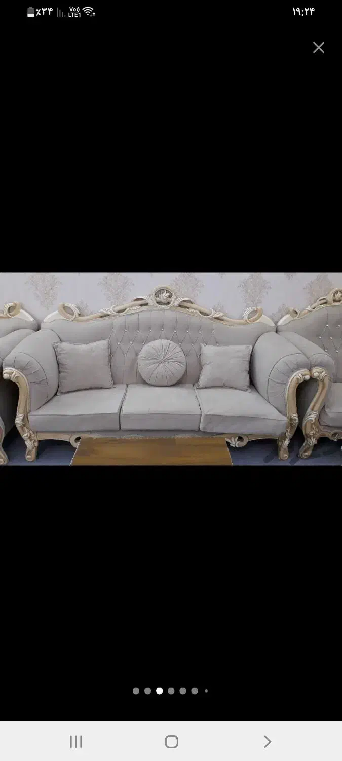 مبل محکم با میز و عسلی بوفه اشانتیون|مبلمان خانگی و میز عسلی|پاکدشت, شهرک امام رضا|دیوار