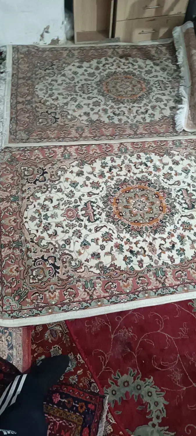 فرش ۹ متری و ۲ عدد فرش یکونیم در یک متری|فرش|اسلامشهر, شاطره|دیوار