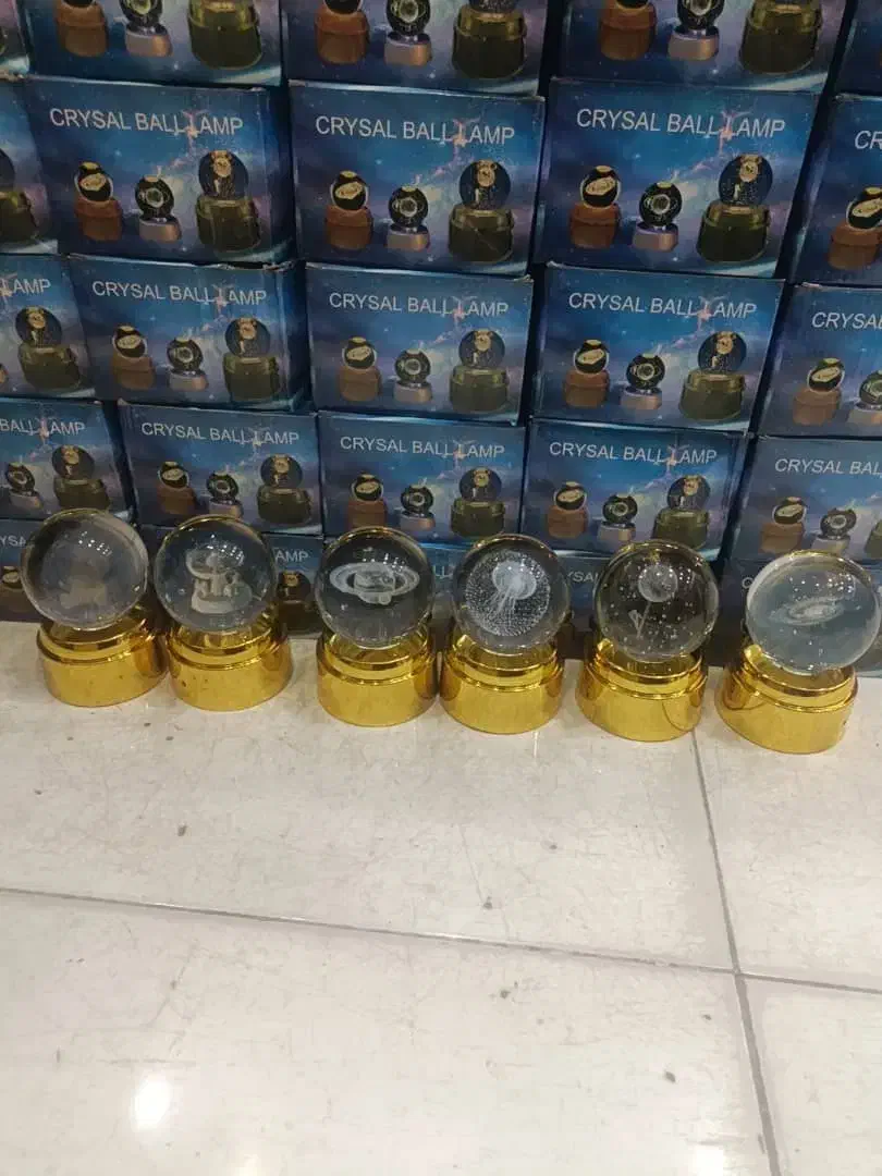 گوی پمپی کریستال|چراغ خواب و آباژور|بندر گناوه, |دیوار