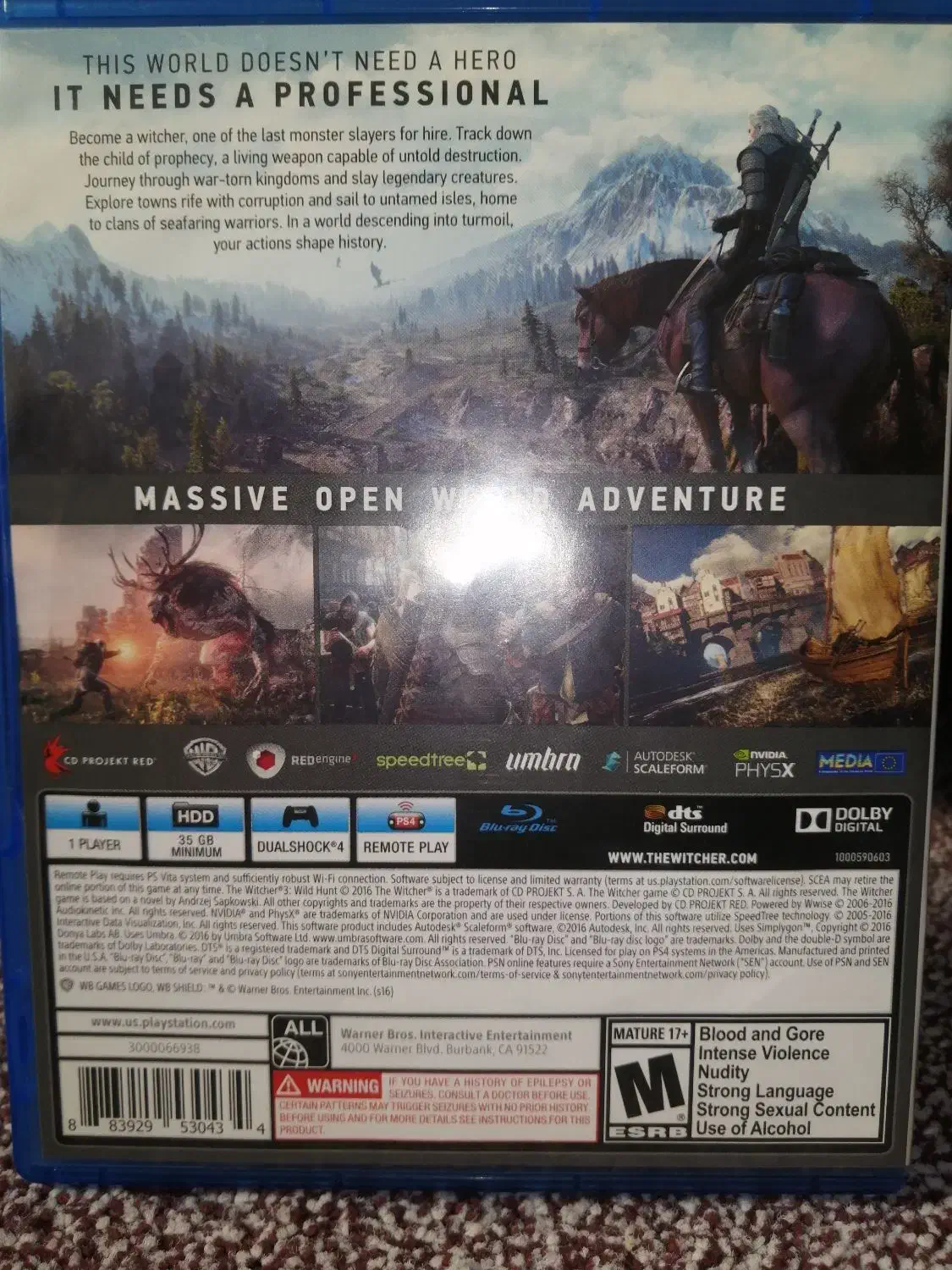 ویچر اورجینال کارکرده درحد نو|کنسول، بازی ویدئویی و آنلاین|چرام, |دیوار