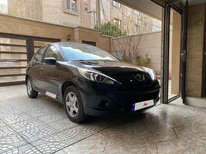 ۲۰۷پانوراما مدل ۱۴۰۲مشکی ابنوس|خودرو سواری و وانت|تبریز, |دیوار