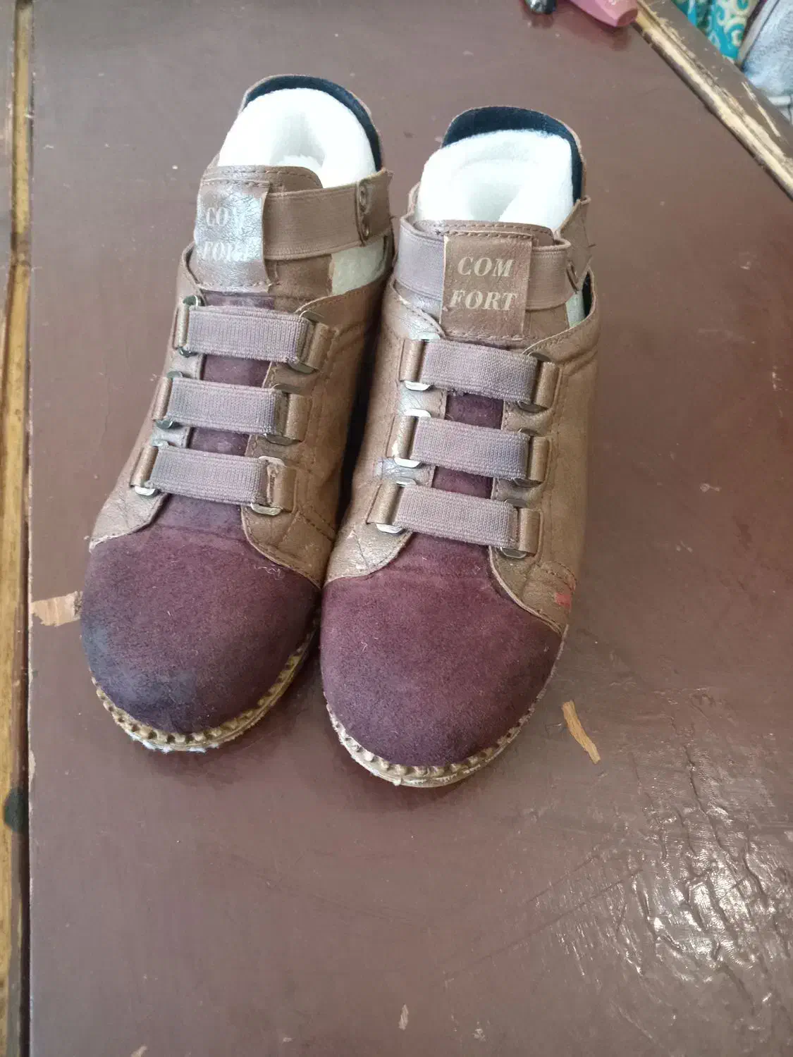 یک جفت نیم پوتین فردهی زنانه|کیف، کفش، کمربند|کرمانشاه, |دیوار