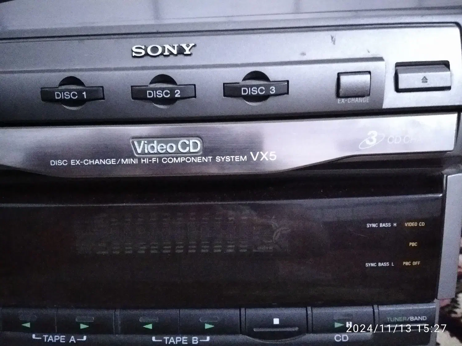 رادیو ضبط سی دی خور همراه دوباند مارک سونی اصل|سیستم صوتی خانگی|کازرون, |دیوار