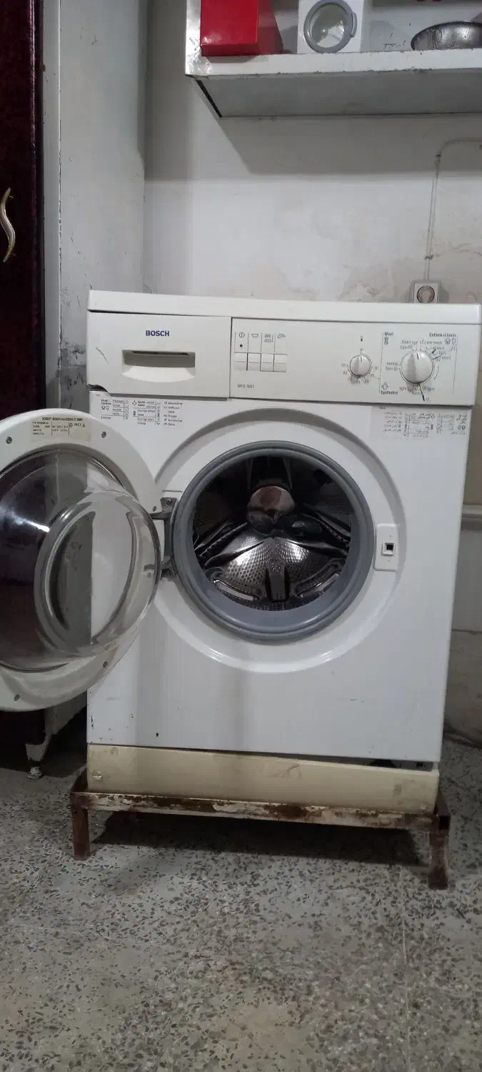 ماشین لباسشویی بوش آلمان فروشی سالم|ماشین لباسشویی و خشک‌کن لباس|قزوین, |دیوار