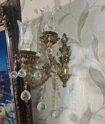 دو عدد لوستر مدل دو شعله بزرگ|لوستر و چراغ آویز|ری, شهرری|دیوار