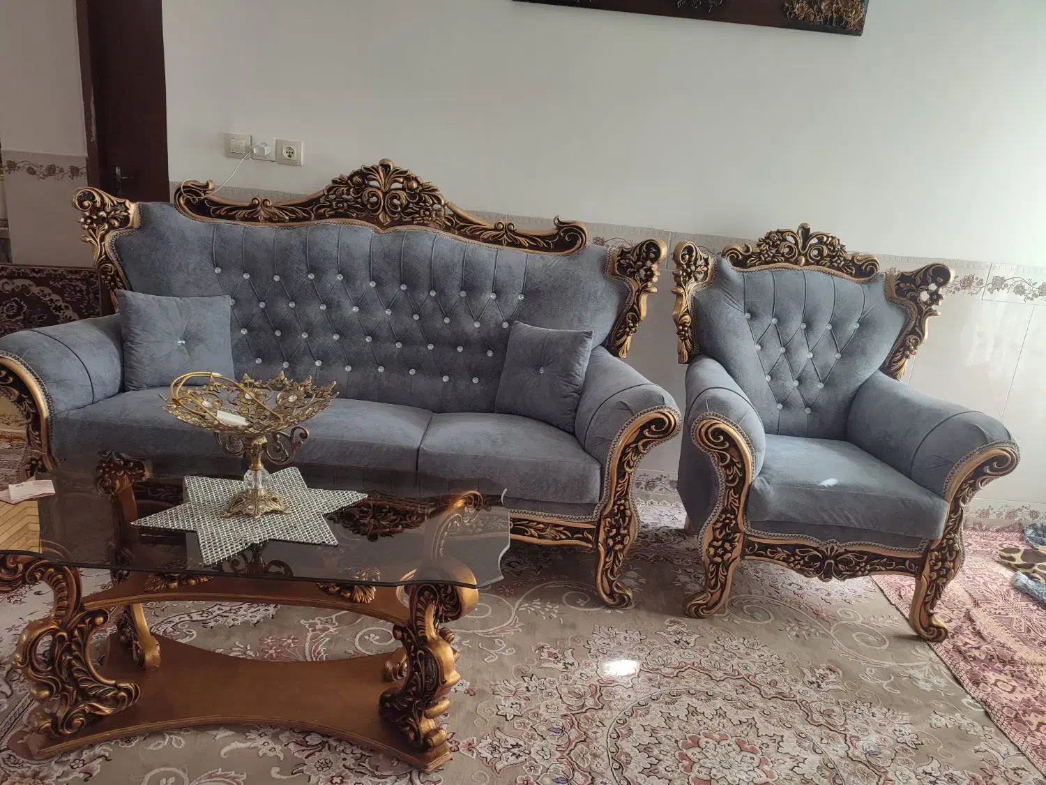 مبل سلطنتی|مبلمان خانگی و میز عسلی|کرمانشاه, |دیوار