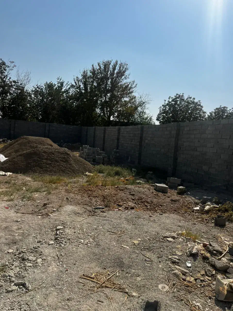 فروش ۵۰۰ متر چهاردیواری باغستان|فروش زمین و ملک کلنگی|باغستان, |دیوار