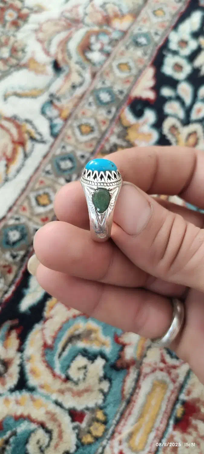 انگشتر فیروزه|جواهرات|گنبد کاووس, |دیوار