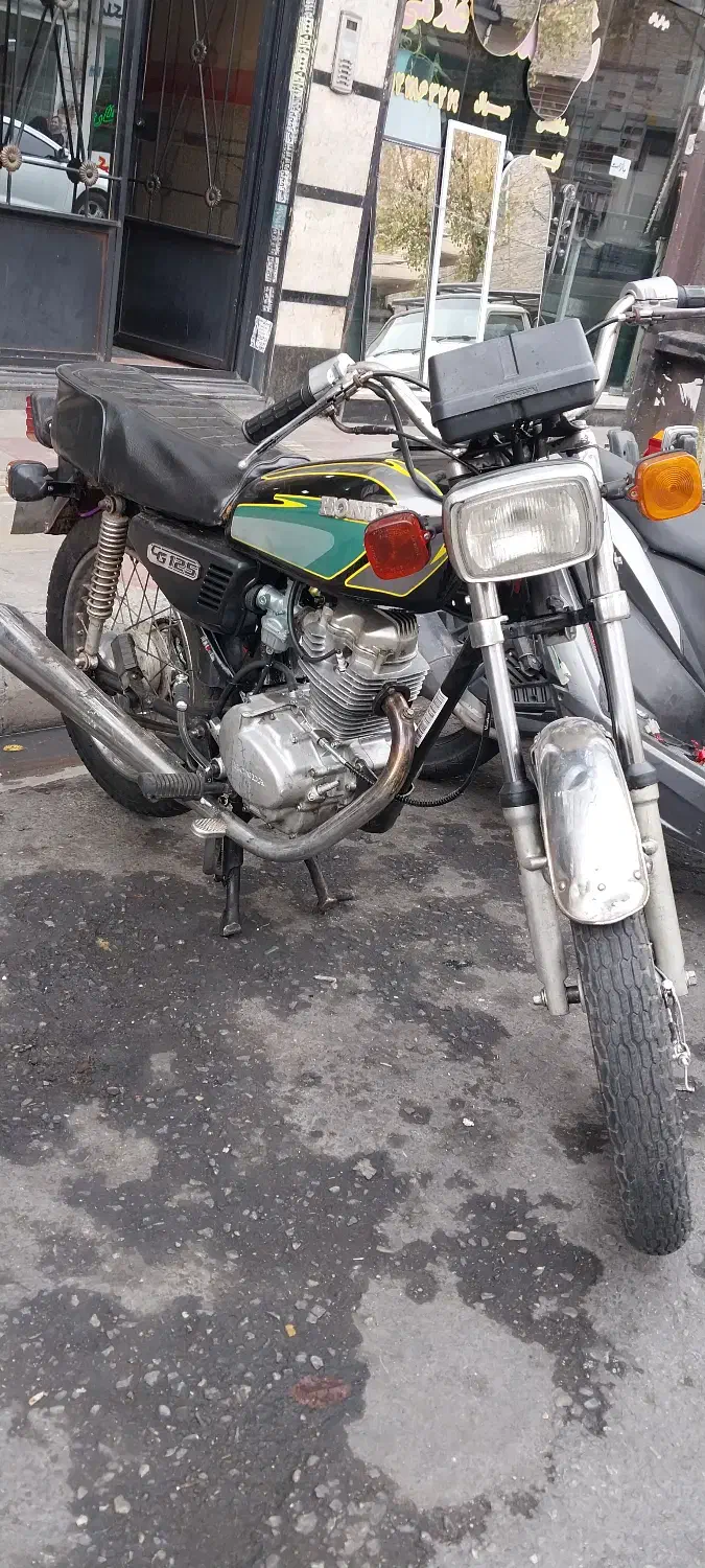 موتور هندا مزایده درحد با برگه|موتورسیکلت|ملارد, |دیوار