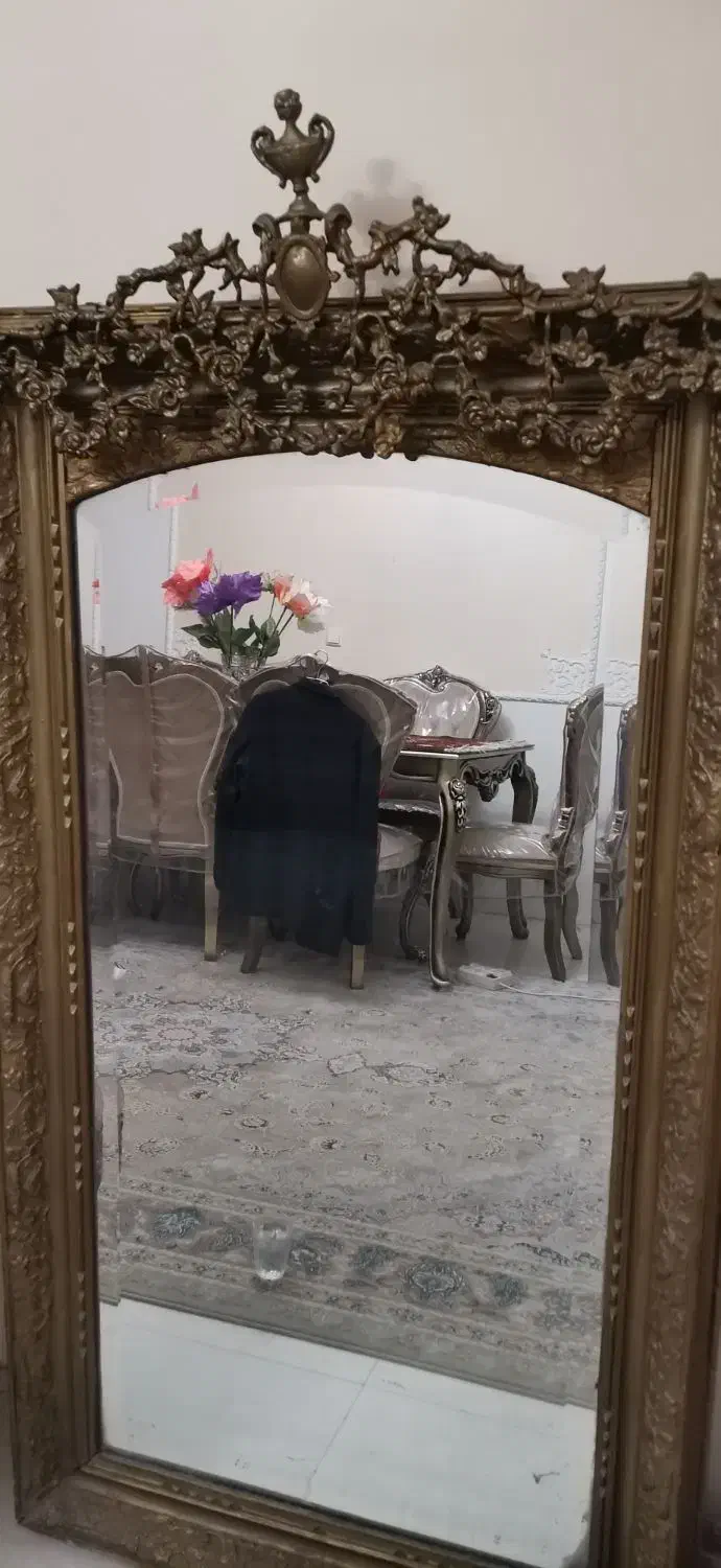 آیینه قدی سنگی 150 ساله|کلکسیون اشیاء عتیقه|تهران, سید خندان (جلفا)|دیوار