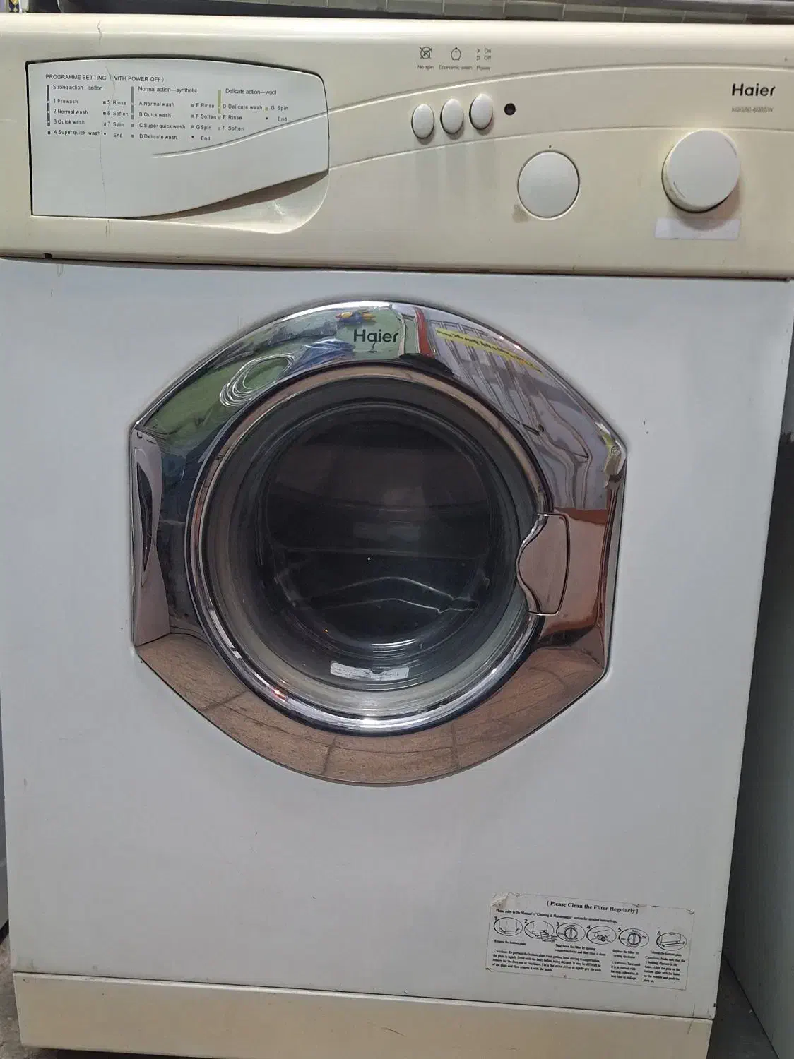 لباسشویی ۵ کیلوی حایر به شرط کار|ماشین لباسشویی و خشککن لباس|قروه, |دیوار