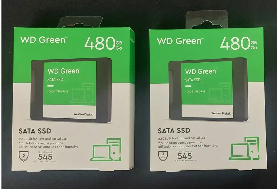 دو عدد  SSD WD 480GB و یک عدد M2 ADATA 512GB|قطعات و لوازم جانبی رایانه|شیراز, شهرک بهشتی|دیوار