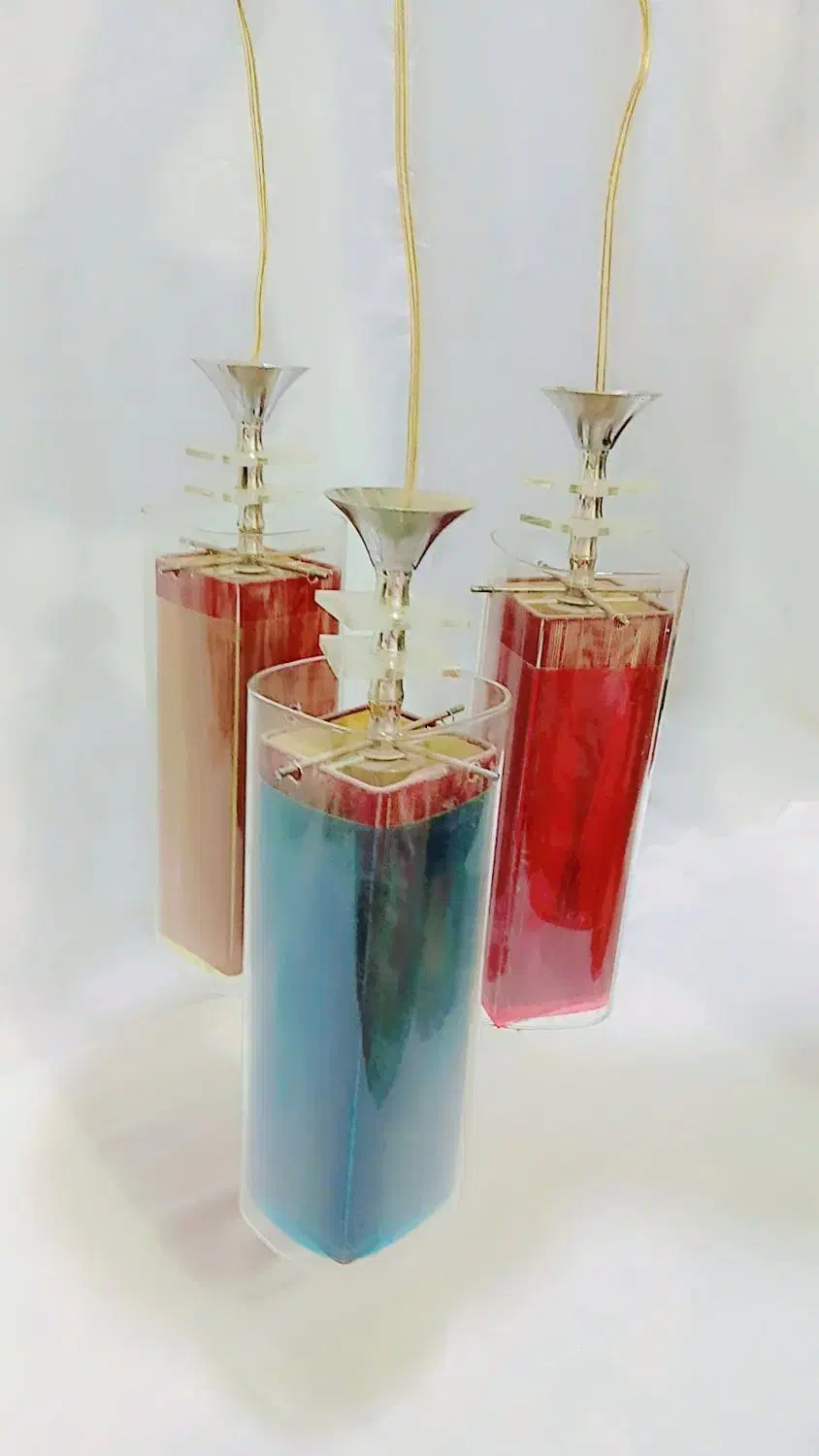 لوستر سقفی سه شاخه .|لوستر و چراغ آویز|قم, شاد قلی|دیوار