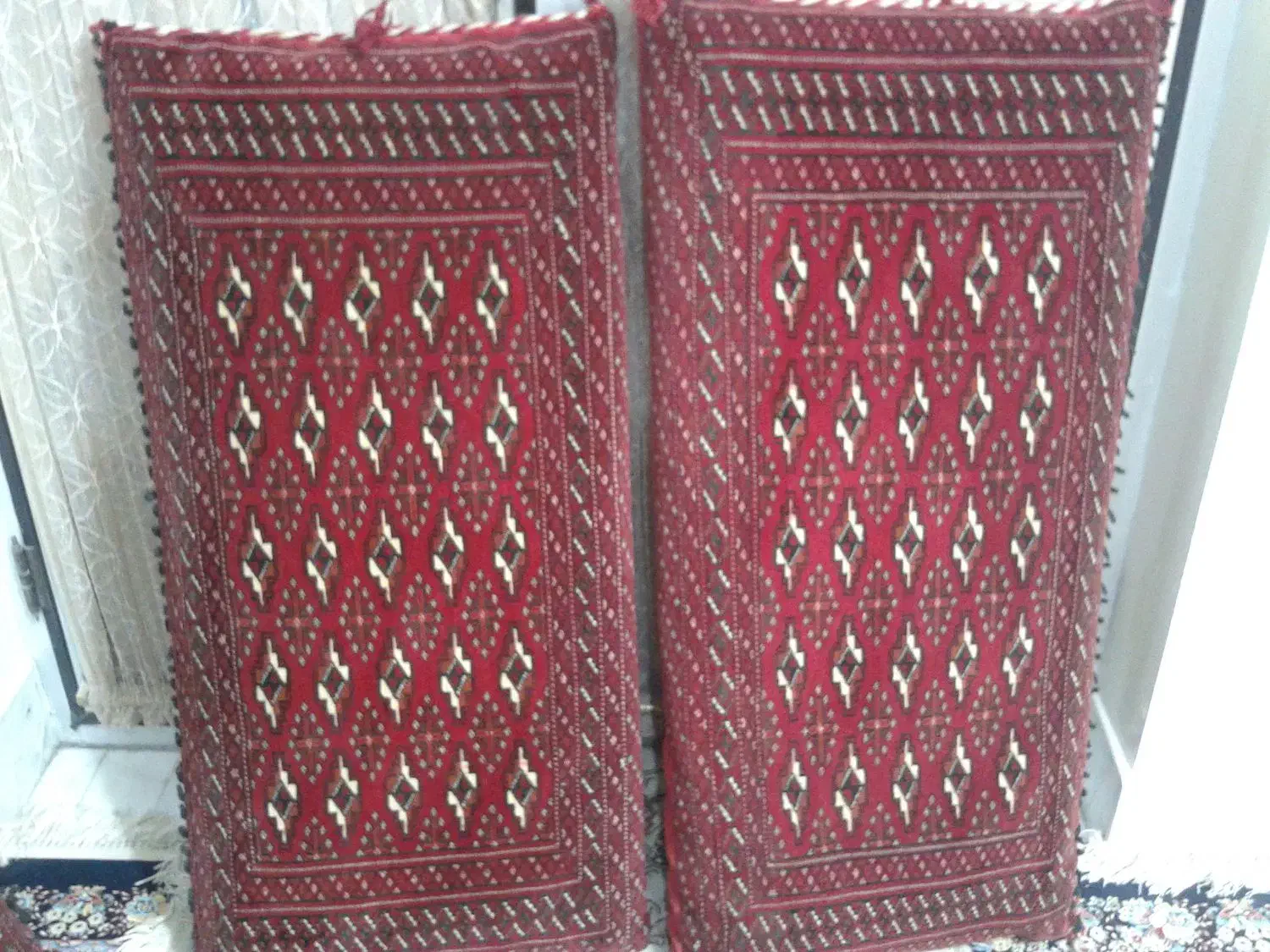 پشتی ترکمنی  قدیمی  قدمت دار|پشتی|گرگان, |دیوار